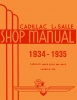 1934, 1935, 1936 CADILLAC & LASALLE REPAIR MANUAL - ALL MODELS